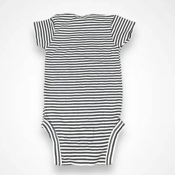 4/$20 Onesie’s Brand Black  Striped Onesie - Picture 3 of 4